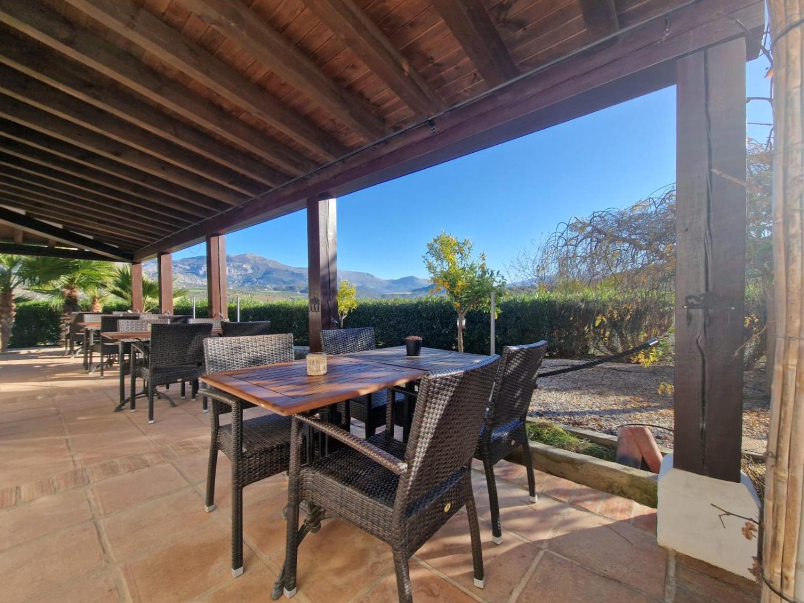Hacienda Riogordo Panzió Kültér fotó