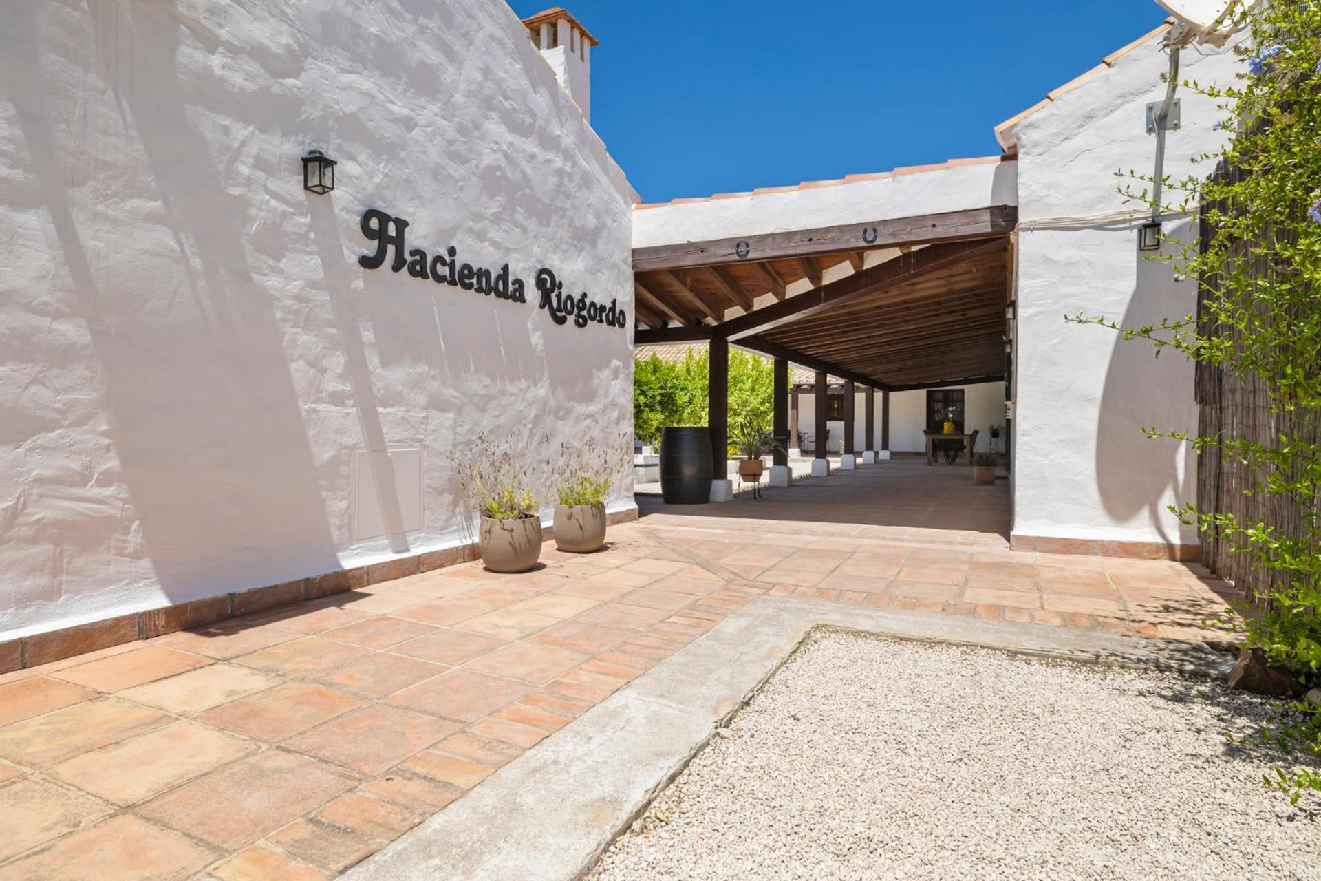 Hacienda Riogordo Panzió Kültér fotó